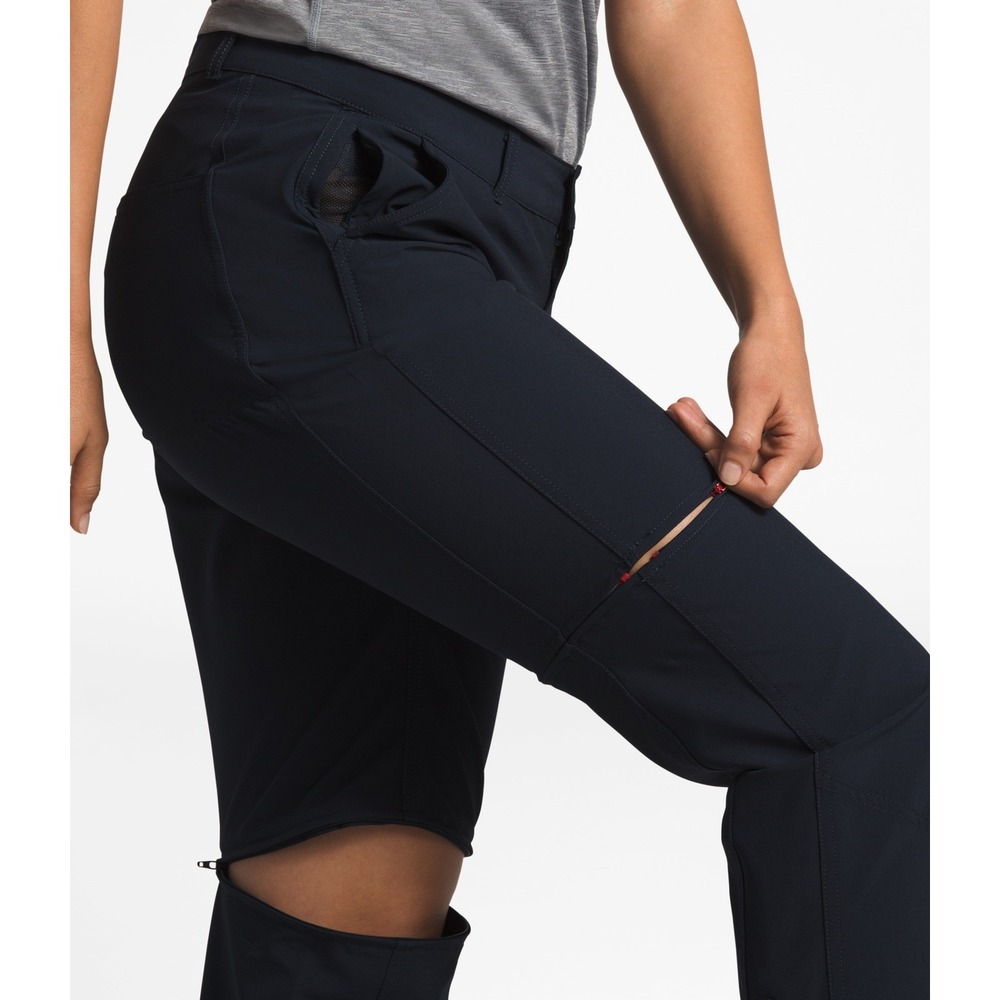 The North Face Women's Sz 8 Navy Blue Utility Paramount Convertible Hiking Pants - Picture 3 of 11